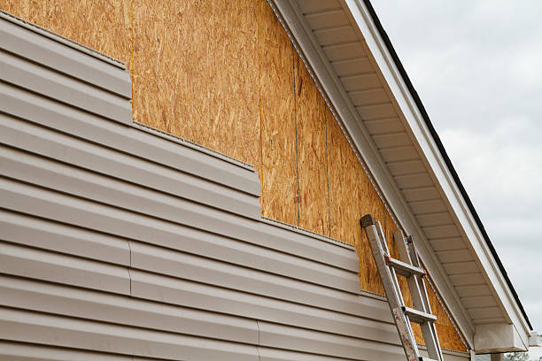 Professional Siding Contractor technician working in Loveland, CO